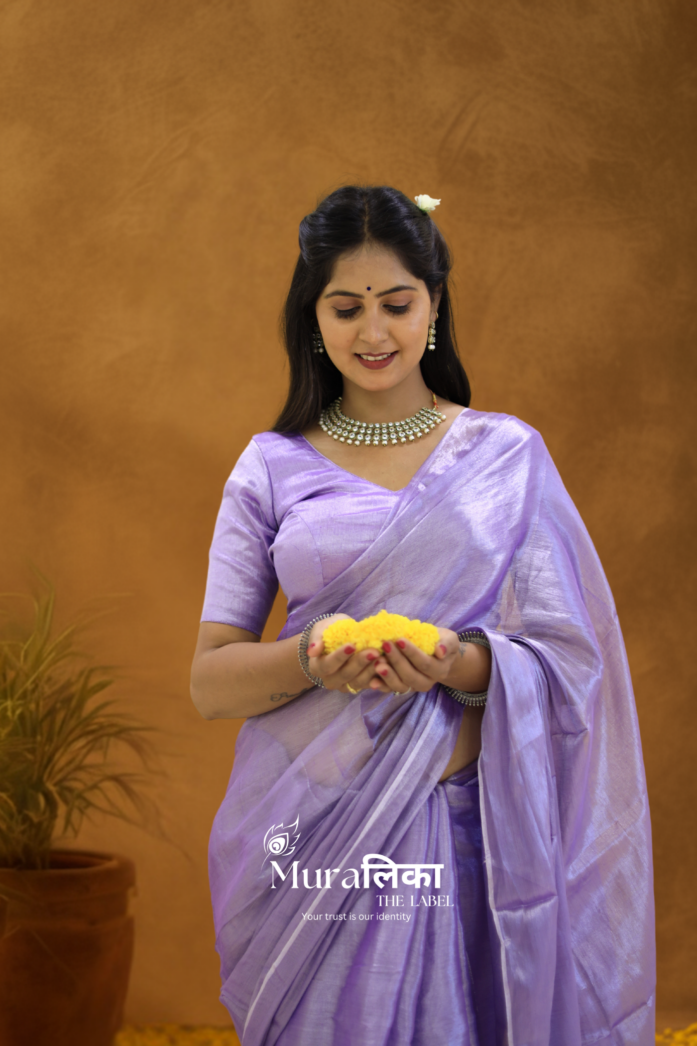 Muralika Handloom Tissue Saree