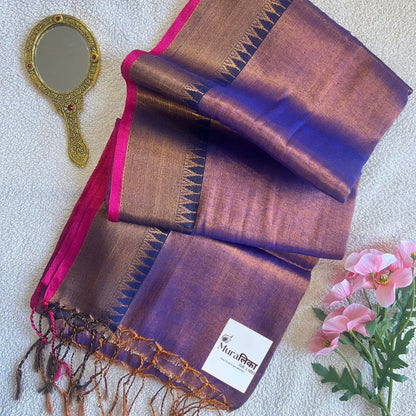 Muralika Pure Elegance Handloom Tissue Saree - Muralika the label