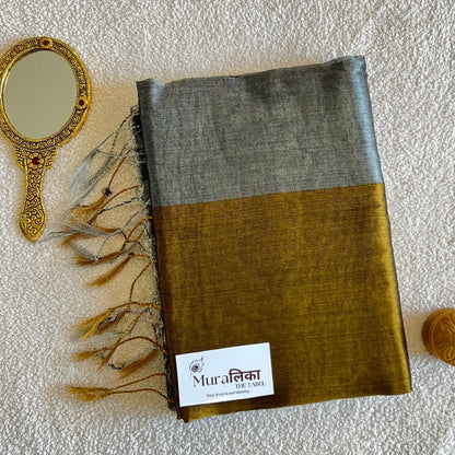 MURALIKA SONA CHANDI HANDLOOM TISSUE SAREE