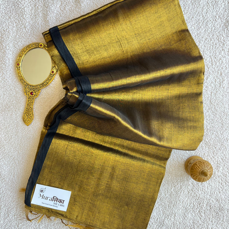 Muralika Pure Elegance Handloom Tissue Saree - Muralika the label